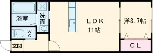 グランフォート明石城北の間取り画像