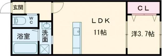 グランフォート明石城北の間取り画像