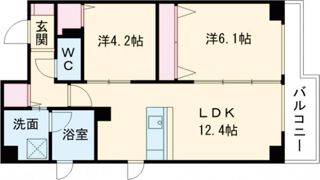 ルッソ烏丸五条の間取り画像