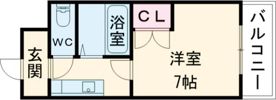 ジュネス伊伝居Ⅱの間取り画像