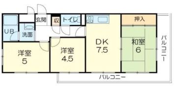 ロイヤルコーポ姫路の間取り画像