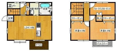 ドゥ・アンジェⅥの間取り画像