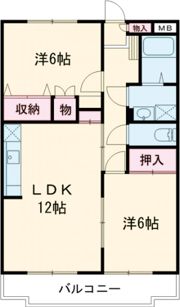 KTD羽村の間取り画像