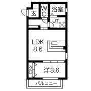 LeGioie新瀬戸駅の間取り画像
