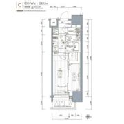 エステムコート名古屋新栄Ⅵ アートテラスの間取り画像