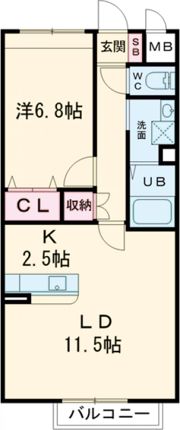 ハーミテージの間取り画像