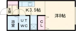ポプリ末広2007の間取り画像