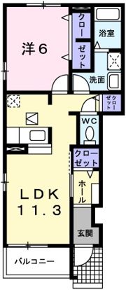 ファイン コルソⅡの間取り画像