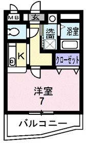 ハイパレスⅡの間取り画像