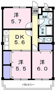 セレニオンハイツの間取り画像