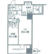 カスタリアタワー品川シーサイドの間取り画像