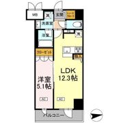 仮）DーRООM二十人町の間取り画像