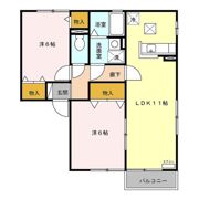 シュプルース丹野 Aの間取り画像