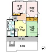 オークマンションの間取り画像