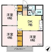 プレジール今枝の間取り画像