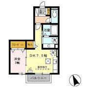 クレストヒルズ A棟の間取り画像