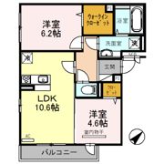 インペリアル池之宮の間取り画像