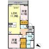 メルベーユの間取り画像