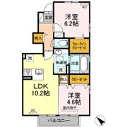 サンガーデンU B棟の間取り画像
