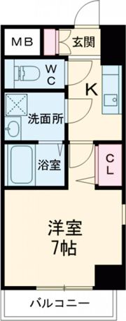 コートドール高槻の間取り画像