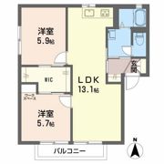 プレヴ・ナンス Dの間取り画像