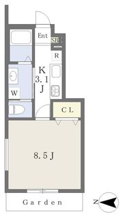EARL’S COURT木屋町の間取り画像