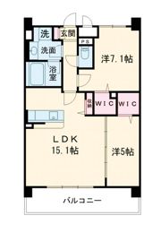 メゾンドボヌール弁天町の間取り画像