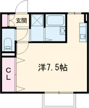 プランドール湊川の間取り画像