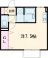 プランドール湊川の間取り画像