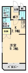 ユーミーマンションクレセールの間取り画像