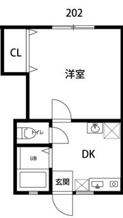 DOME-TAMA D棟の間取り画像