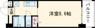 パティオ東荒神の間取り画像