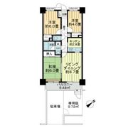 ライオンズヒルズ松戸の間取り画像