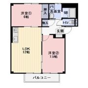 エトワール内川Bの間取り画像