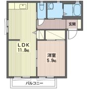 コスモパレス昴 Kの間取り画像