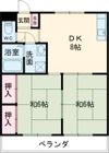 板倉コーポラスABの間取り画像