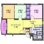 カスターニャ Aの間取り画像