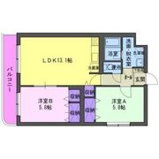 アリエスKの間取り画像