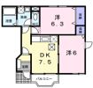 カフリーィエAの間取り画像