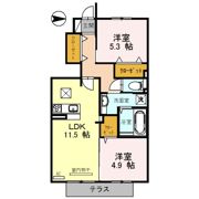 ローヤルヴィラ勝原の間取り画像
