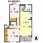 フローレンス Ⅱの間取り画像