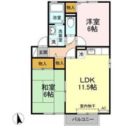 セジュール山川の間取り画像