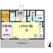 PREMILIFE賀来北の間取り画像