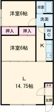 フレグランスの間取り画像