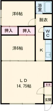 フレグランスの間取り画像