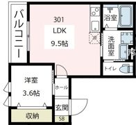 Viola.KⅡの間取り画像