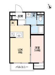 パステラハウスの間取り画像