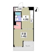 リバービレッヂMの間取り画像