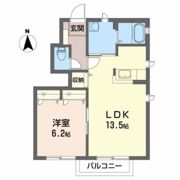 コ－ト・メリッサAの間取り画像
