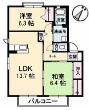 サンボナール温品 A棟の間取り画像